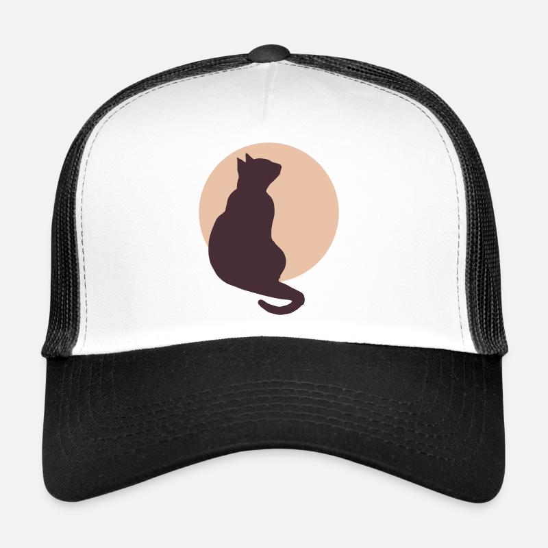 Chat de la Lune Casquette trucker 
