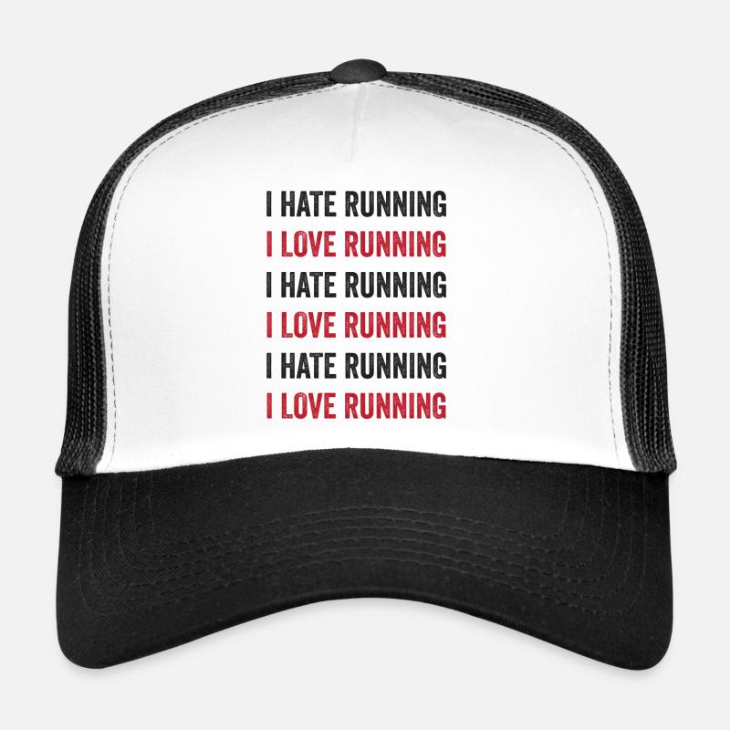 J’aime courir - Je déteste courir Casquette trucker 