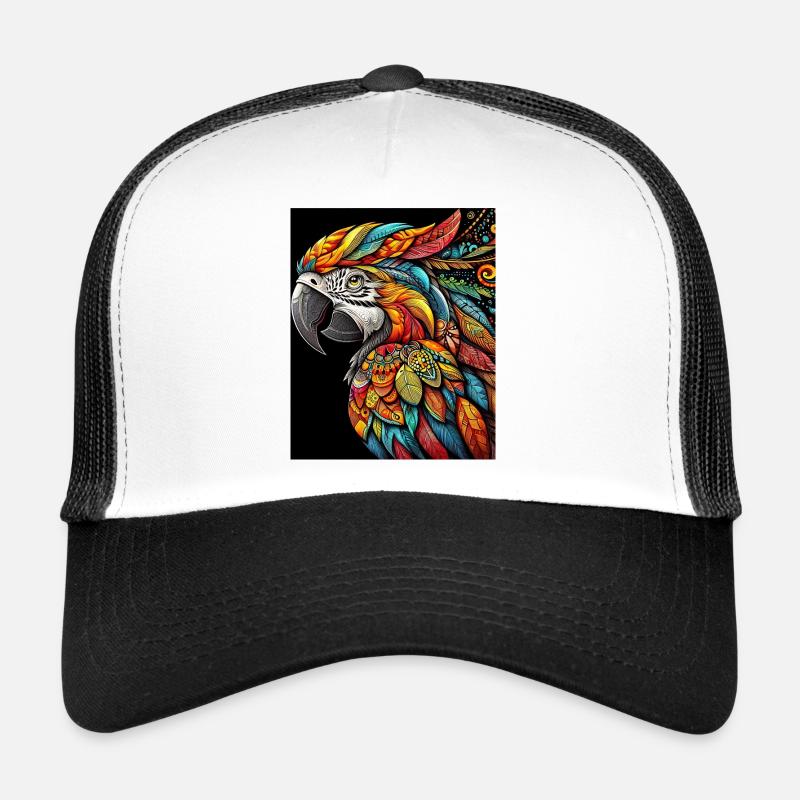 Parrot Macaw Trucker Cap