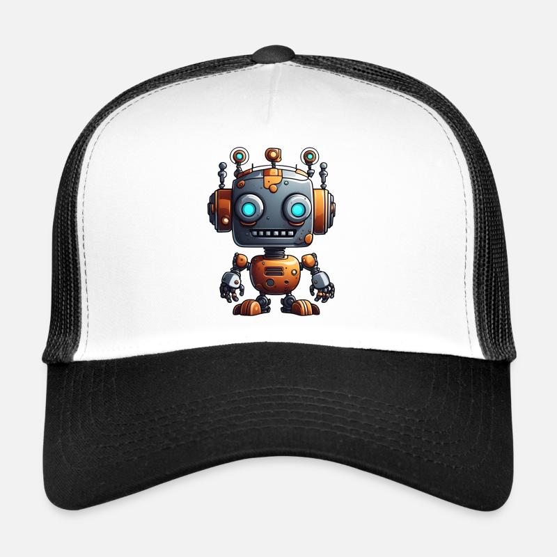 Robot / Machine / AI / Technology / Mechanics Trucker Cap