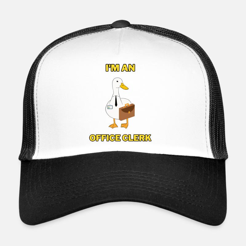 Ich bin Bürokauffrau | Ente in einer Suite Trucker Cap