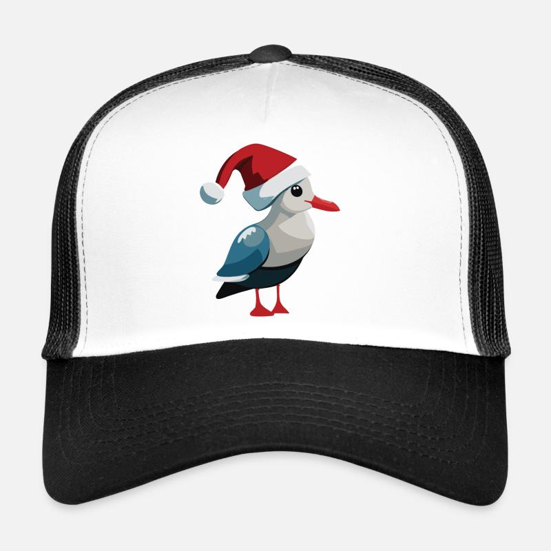 Möwe - Trucker Cap - Weiß/Schwarz