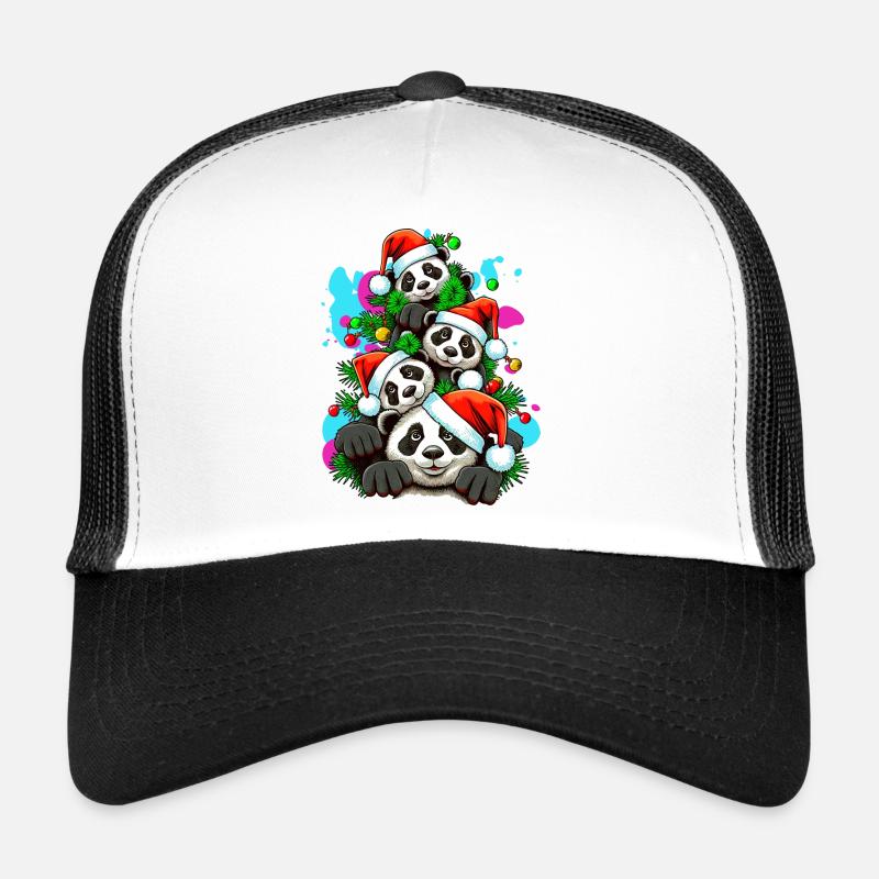 Célébration festive des fêtes du panda Casquette trucker 