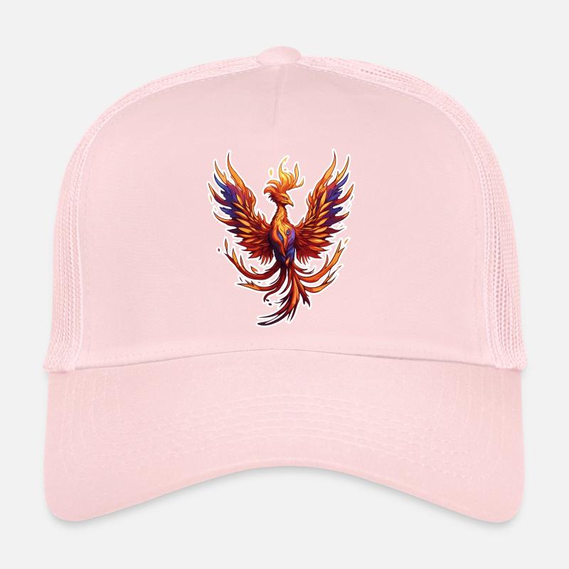 Phénix / Oiseau / Animal / Créature mythique / Feu Casquette trucker 