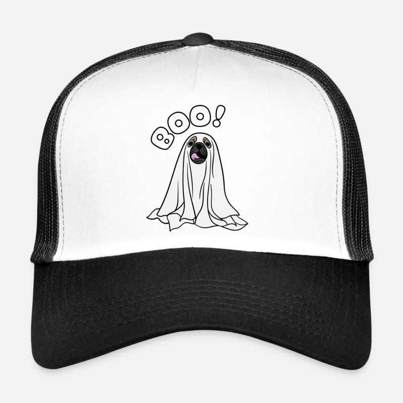 Halloween Hunde Geist Trucker Cap