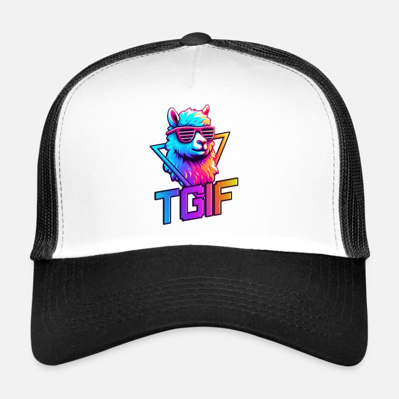 TGIF Llama Trucker Cap