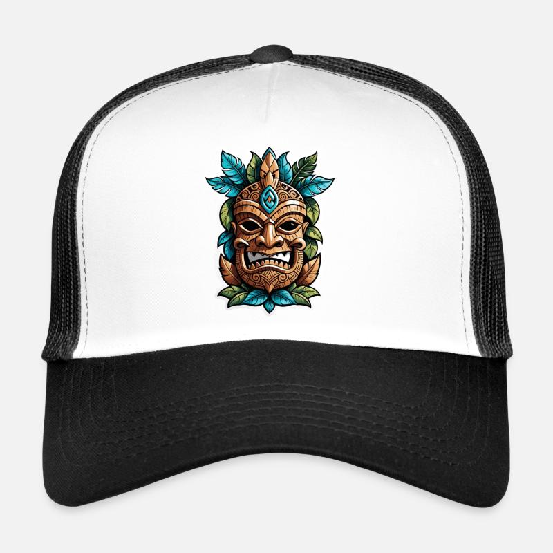 tiki beach - statue polynèsie Casquette trucker 