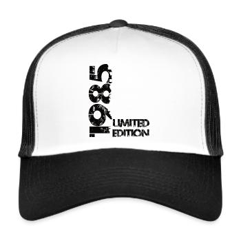 Limited Edition 1985 - Trucker Cap - Weiß/Schwarz - Vorne