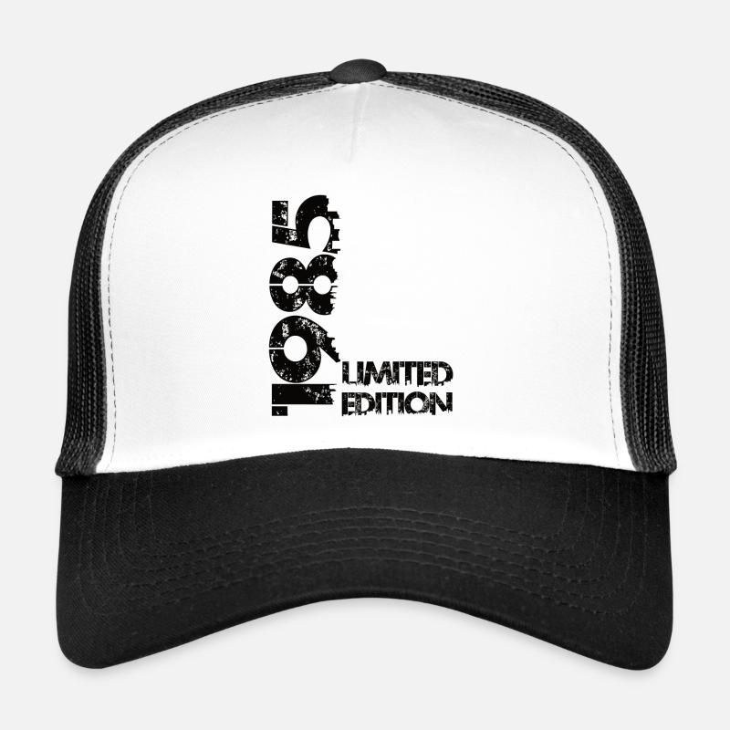 Limited Edition 1985 - Trucker Cap - Weiß/Schwarz