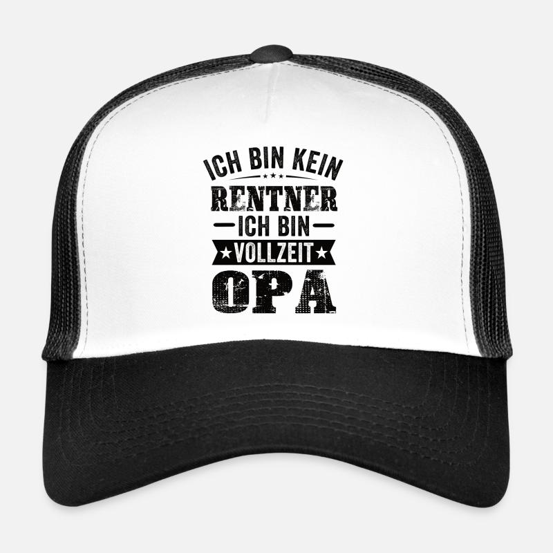 Ich Bin Kein Rentner Ich Bin Vollzeit Opa Trucker Cap