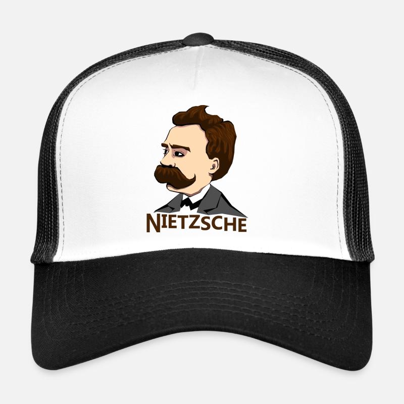 Nietzsche - Trucker Cap - Weiß/Schwarz