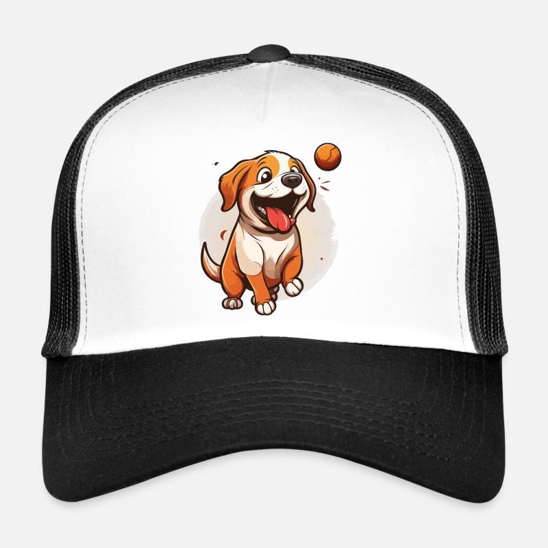 Le chiot espiègle Casquette trucker 