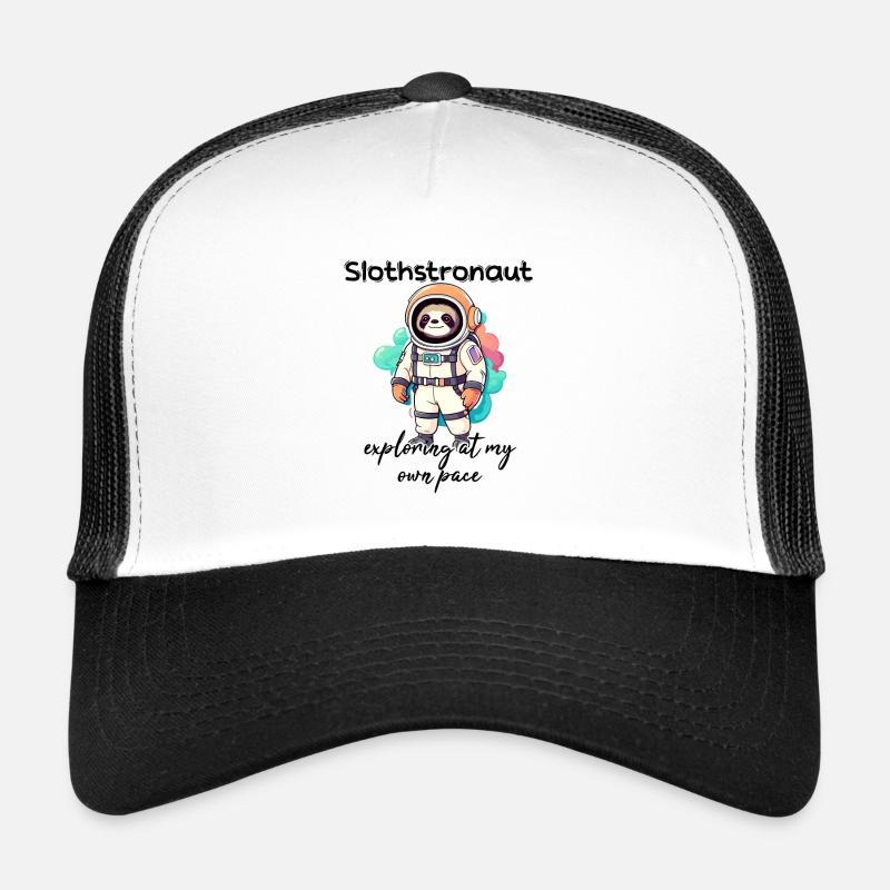 Slothstronaut Exploring At My Own Pace - Faultier Trucker Cap