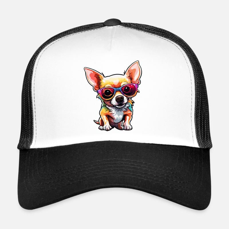Chihuahua / small dog / animal / tiny / breed Trucker Cap