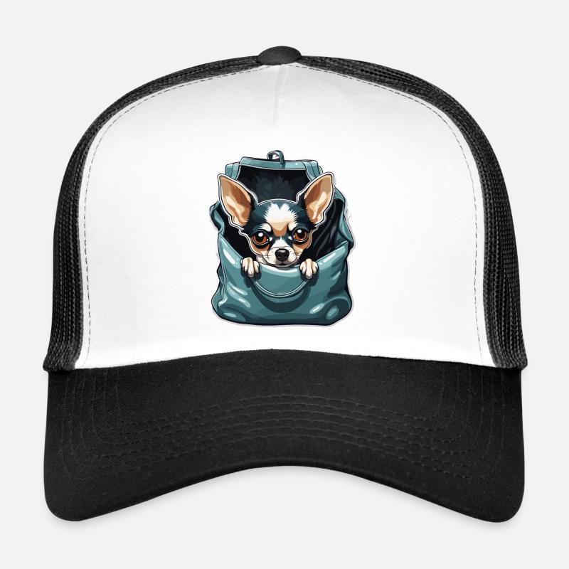 Chihuahua / small dog / animal / tiny / breed Trucker Cap