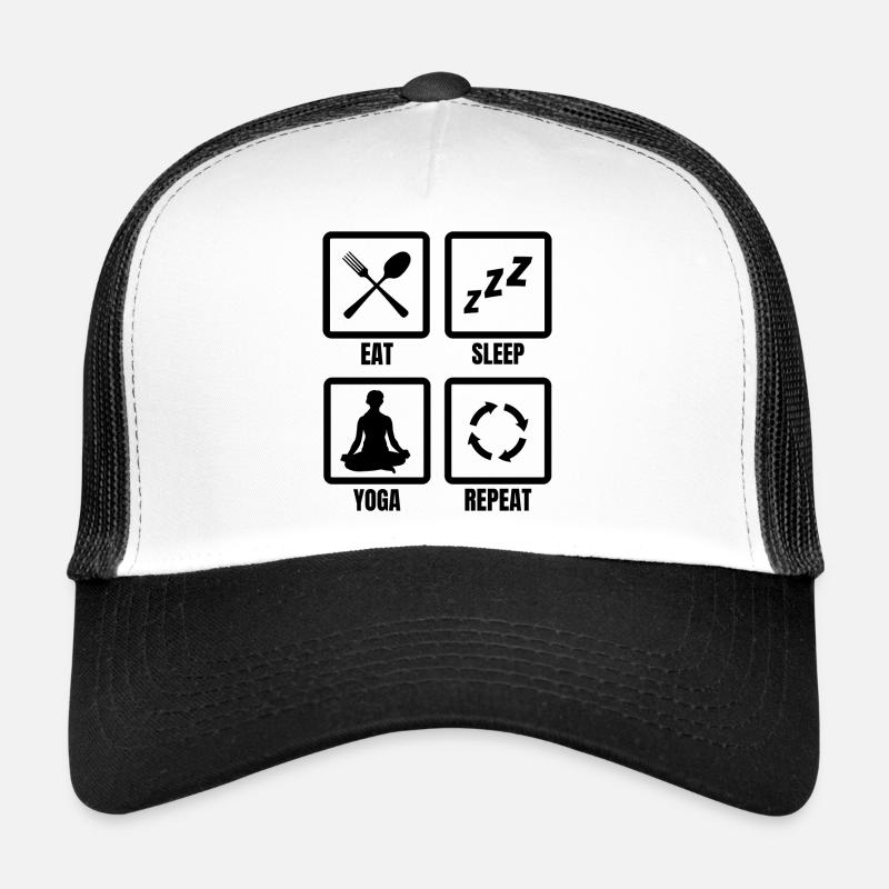 Yoga Routine Trucker Cap