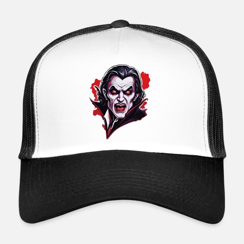Vampire / Dracula / Suceur de sang / Halloween / Mythe Casquette trucker 