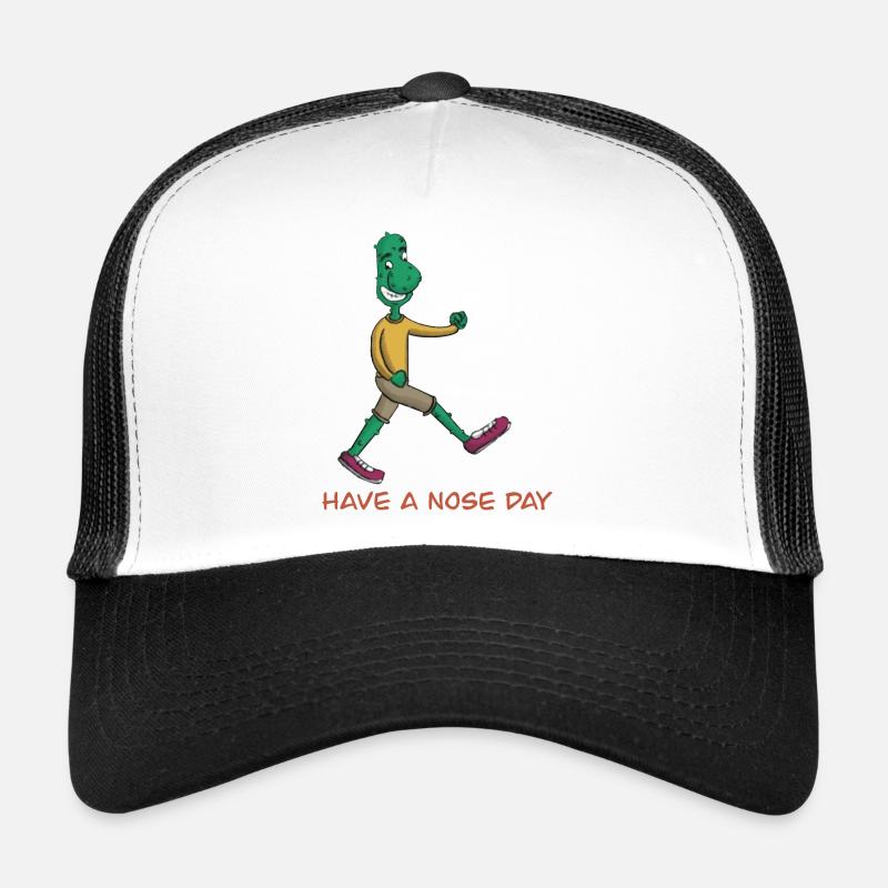 HAVE A NOSE DAY - Trucker Cap - white/black