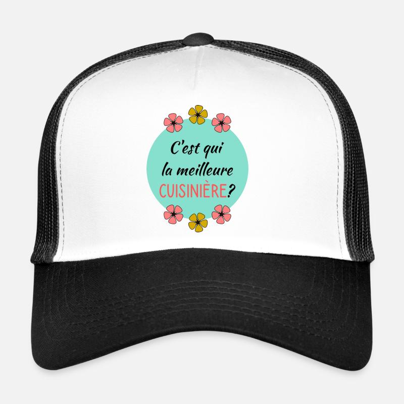 OMA. OMA - Trucker Cap - Weiß/Schwarz