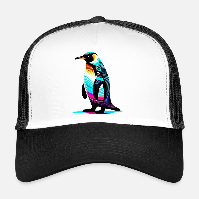 Pinguin - Trucker Cap - Weiß/Schwarz