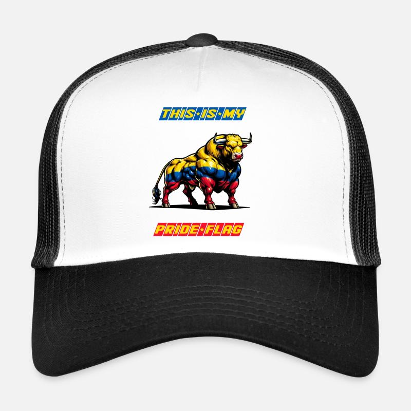 This is my pride flag Colombia Trucker Cap