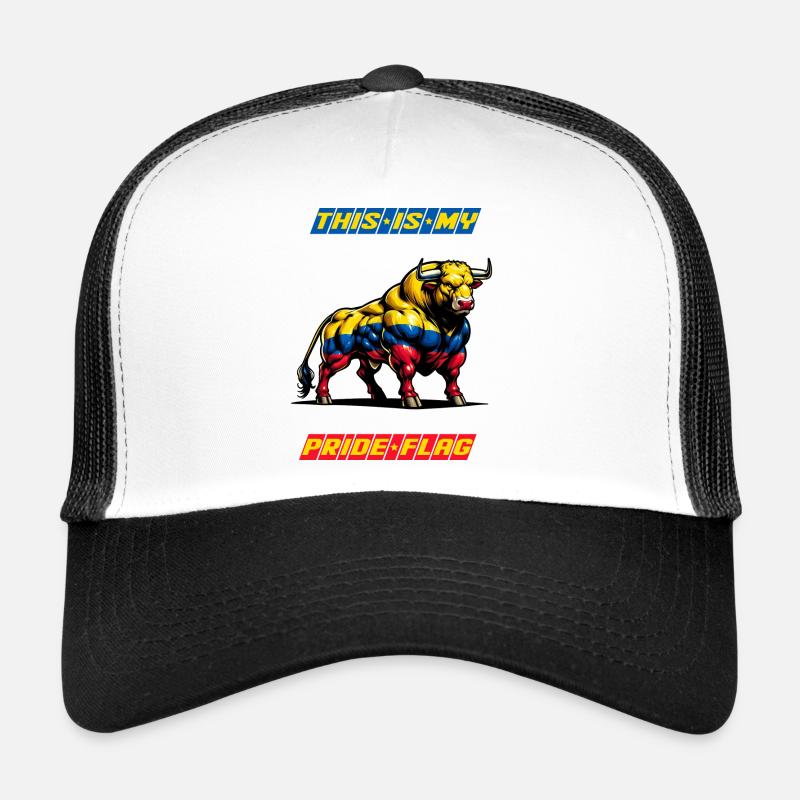 This is my pride flag Colombia Trucker Cap