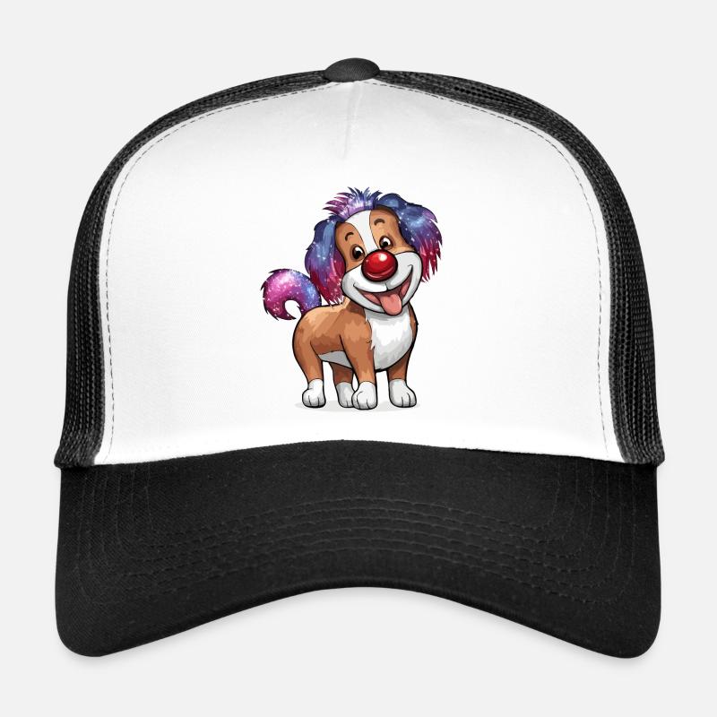 Dog Red Nose - Trucker Cap - Weiß/Schwarz