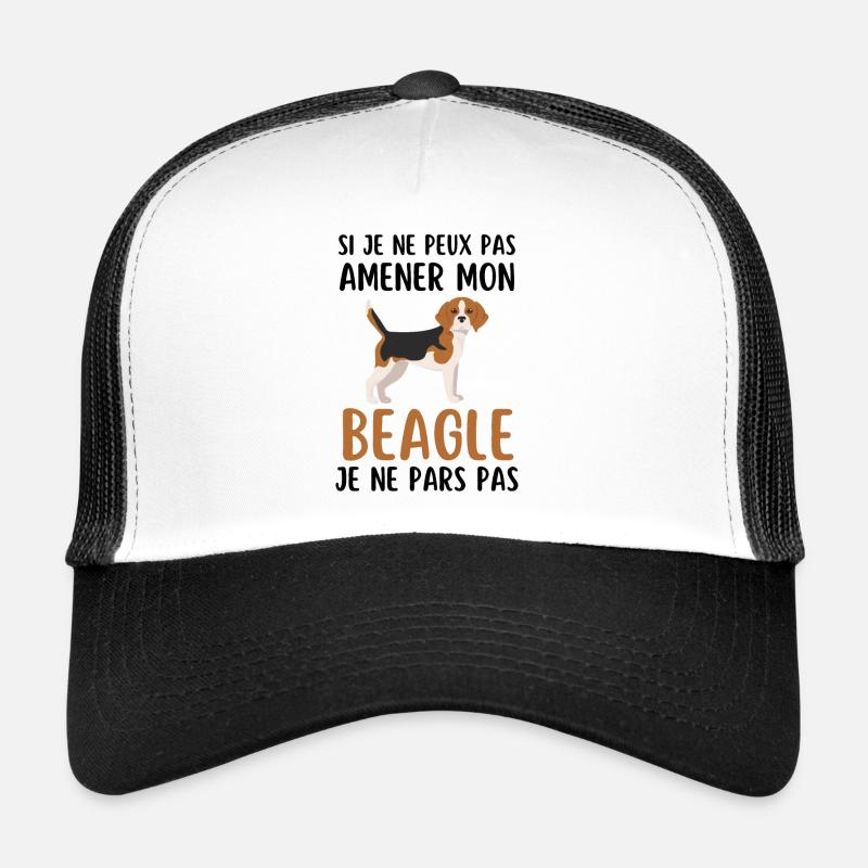 Race de chien beagle Casquette trucker 