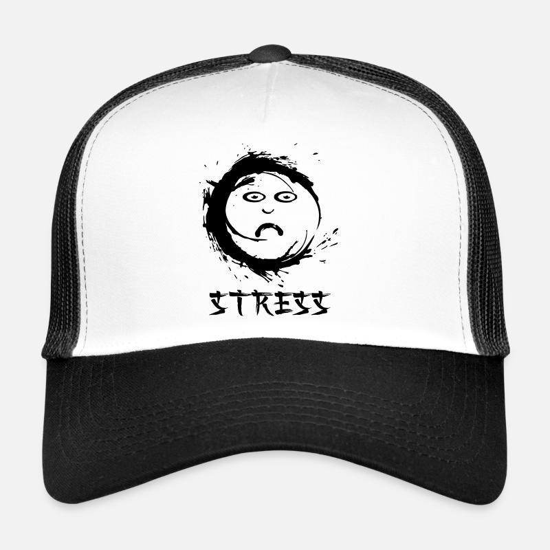 Enzo zen smiley Ensie Stress Casquette trucker 