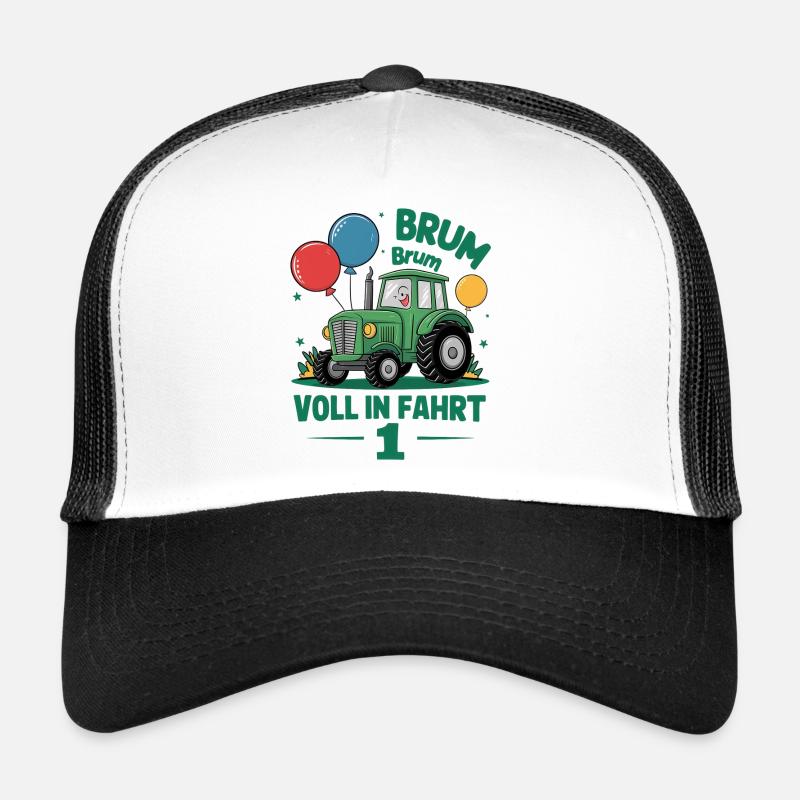 Cool Tractor 1st Birthday: Best Selling Gift! Trucker Cap