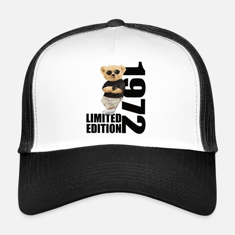 Édition limitée 1972 ours ours anniversaire 1972 Casquette trucker 
