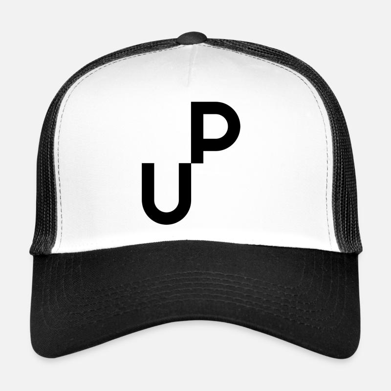 UP (positiv) - Trucker Cap - Weiß/Schwarz