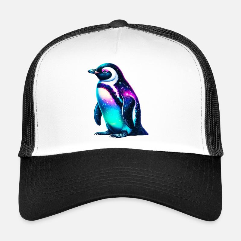Aurora Borealis Pinguin Trucker Cap