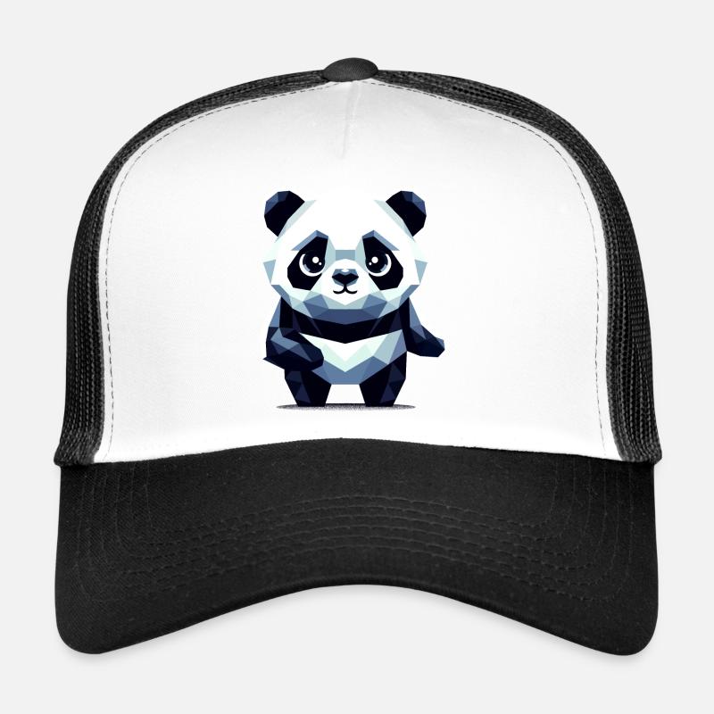 Polygon Panda - Trucker Cap - Weiß/Schwarz