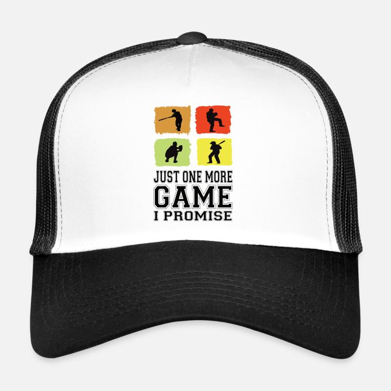 Juste un match de plus, je vous promets un fan de baseball Casquette trucker 