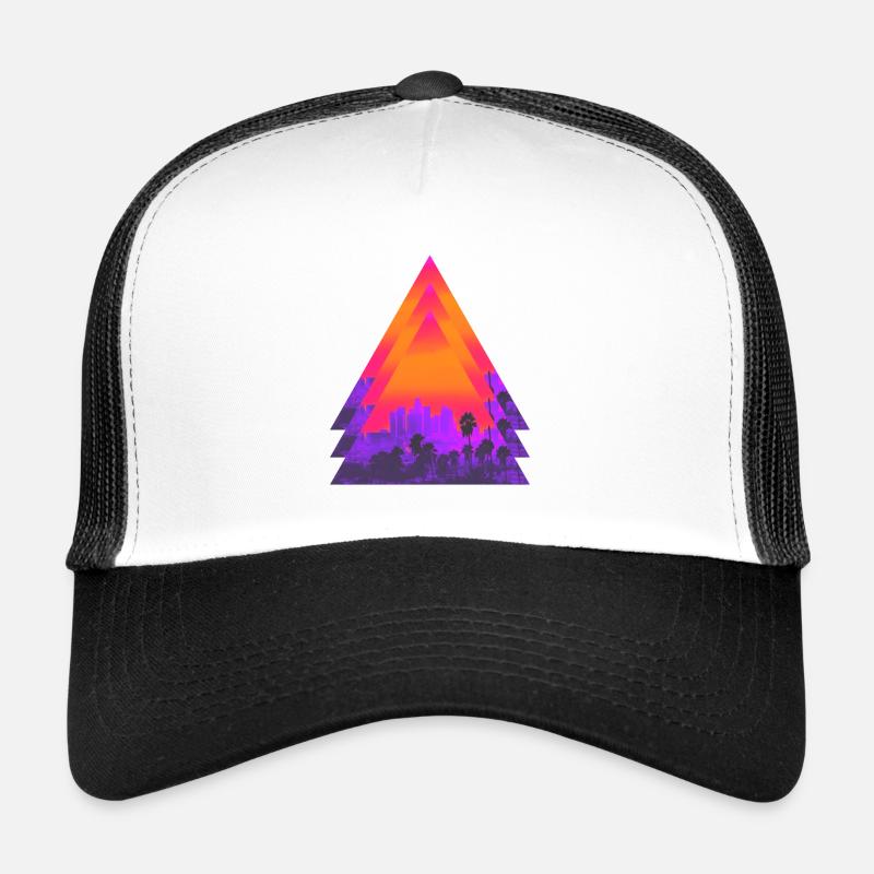 Summer Island Palm Trees Trucker Cap