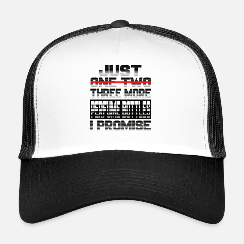Encore un flacon de parfum que je promets Parfüm Casquette trucker 