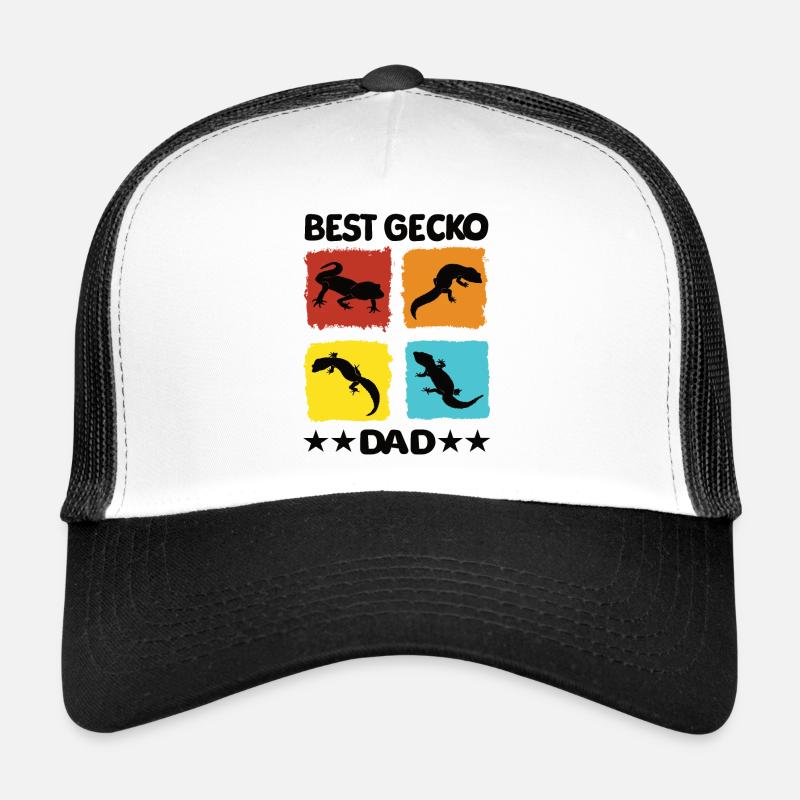 Meilleur papa gecko Casquette trucker 
