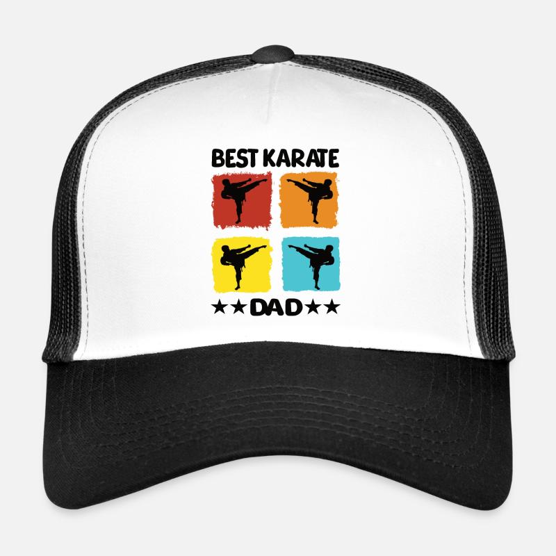 Meilleur père de karaté Casquette trucker 