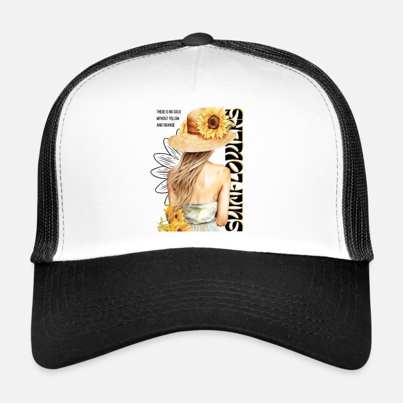 Sonnenblumen-Mädchen Trucker Cap
