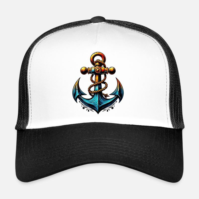 Une ancre Casquette trucker 