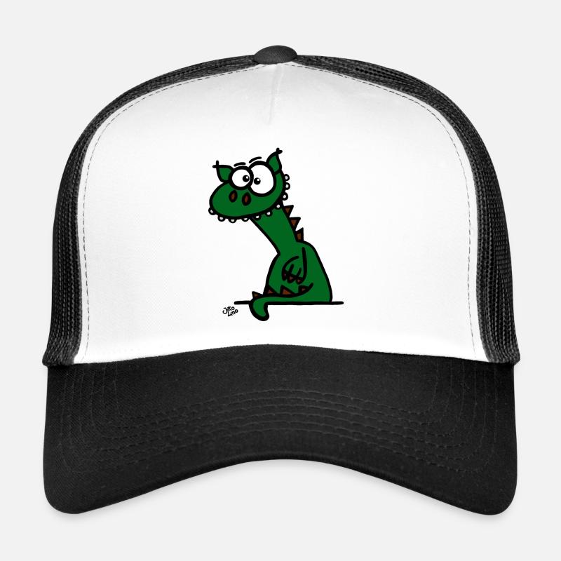 The Dragon - Trucker Cap - white/black