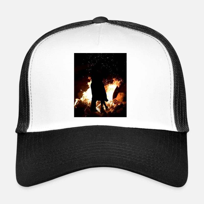 Premier Baiser en feu Casquette trucker 