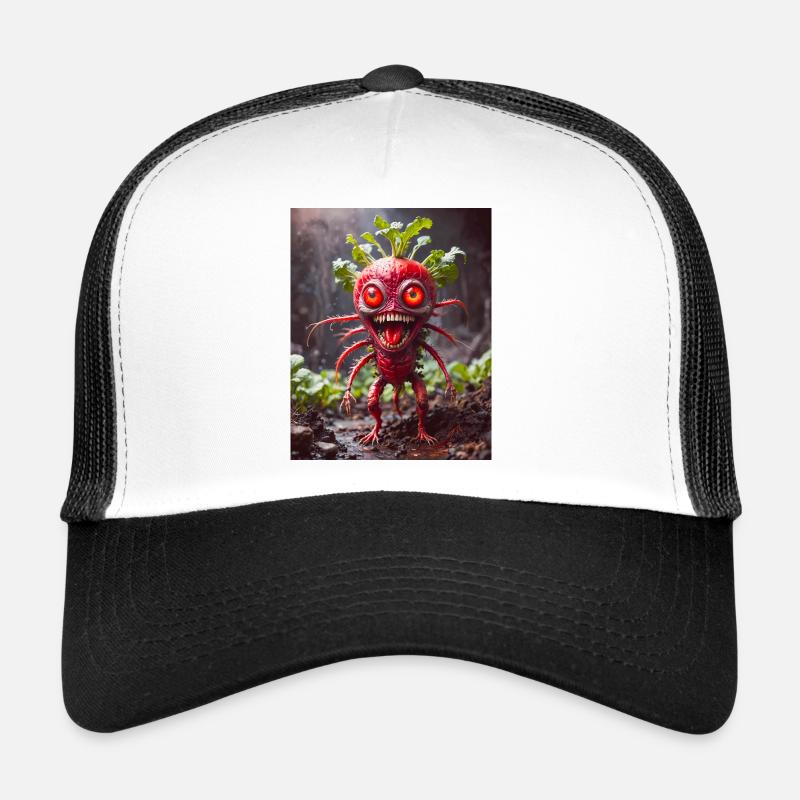 vegetables downfall Apocalypse Monster evil radish Trucker Cap