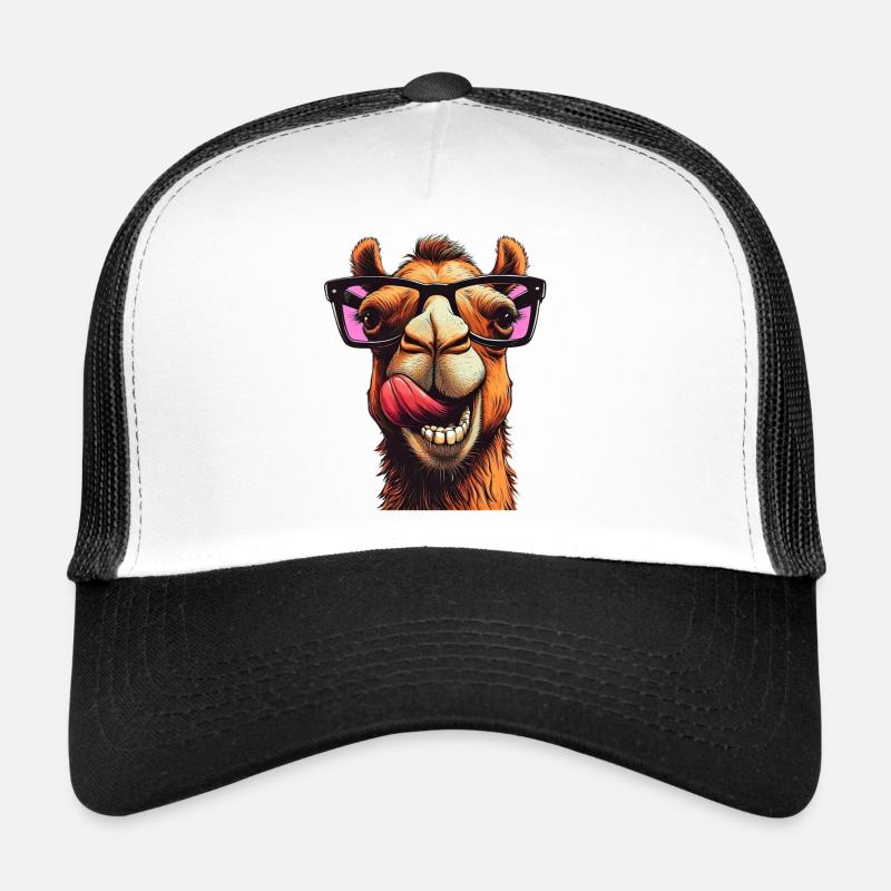 Kamel - Trucker Cap - Weiß/Schwarz