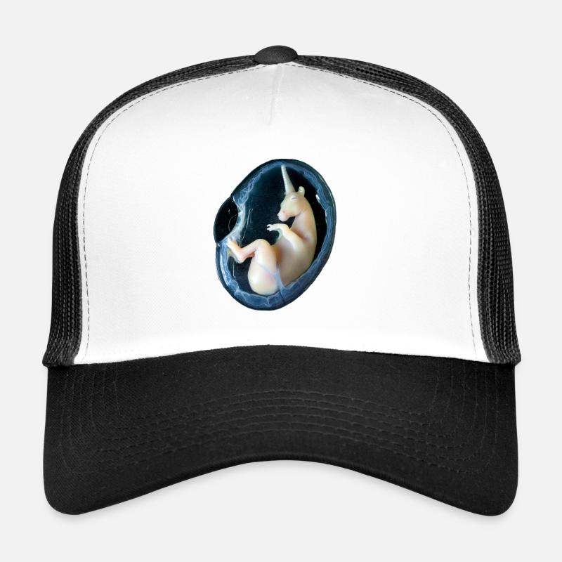 Unicorn Embryo 3 Trucker Cap