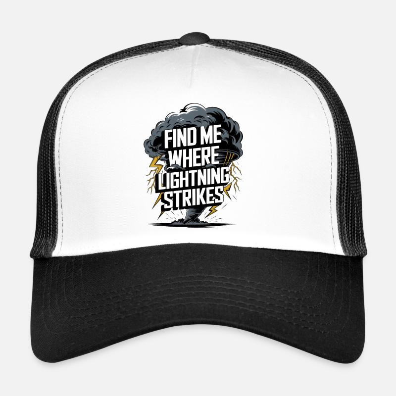 Thunderstorm T-Shirt Thunderstorm Gift Lightning Thunder Trucker Cap