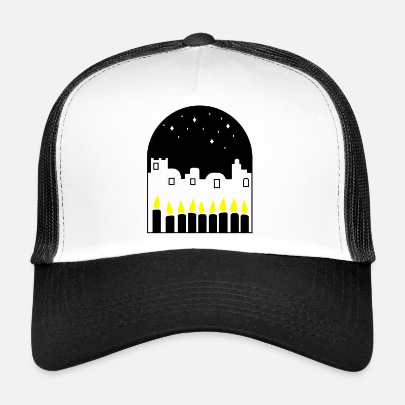 Candles at night Trucker Cap