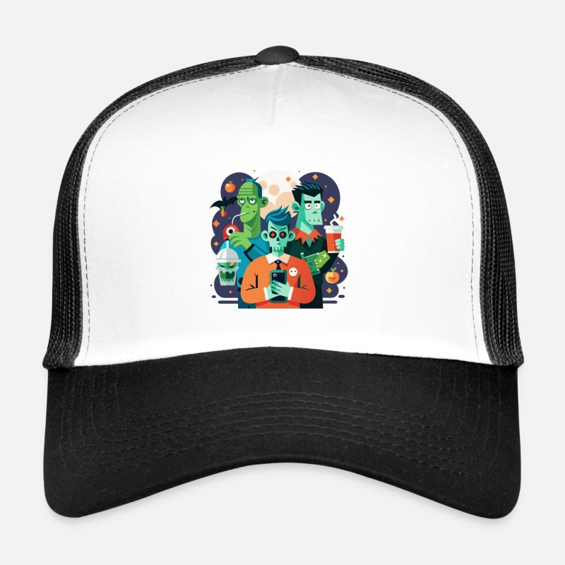 Klassische Monster mit einem lustigen Twist Trucker Cap