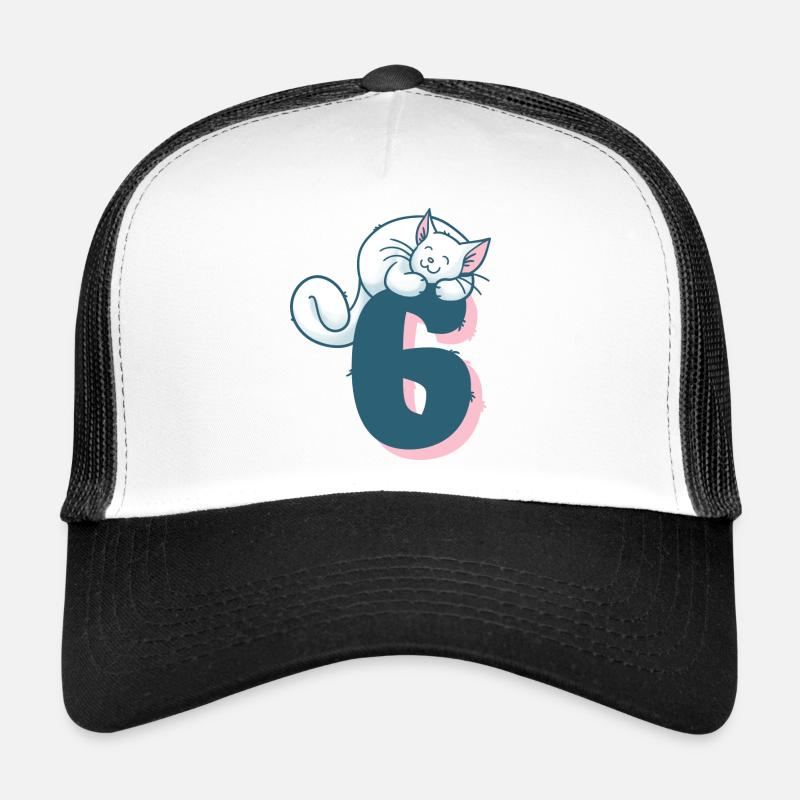 Chat numéro 6 Casquette trucker 
